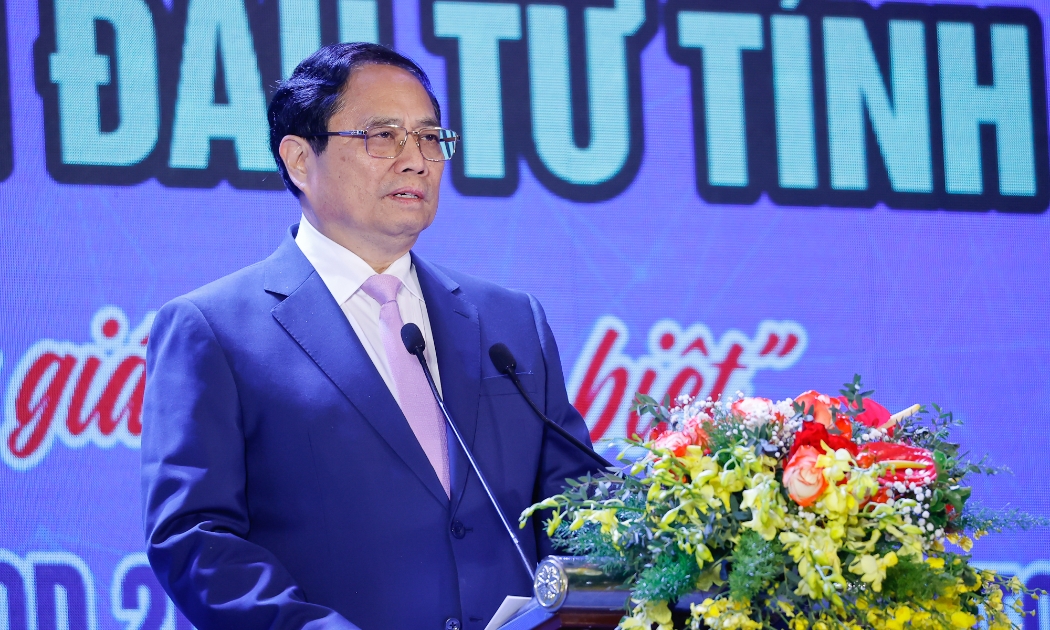 Thủ tướng tại hội nghị - Ảnh: VGP