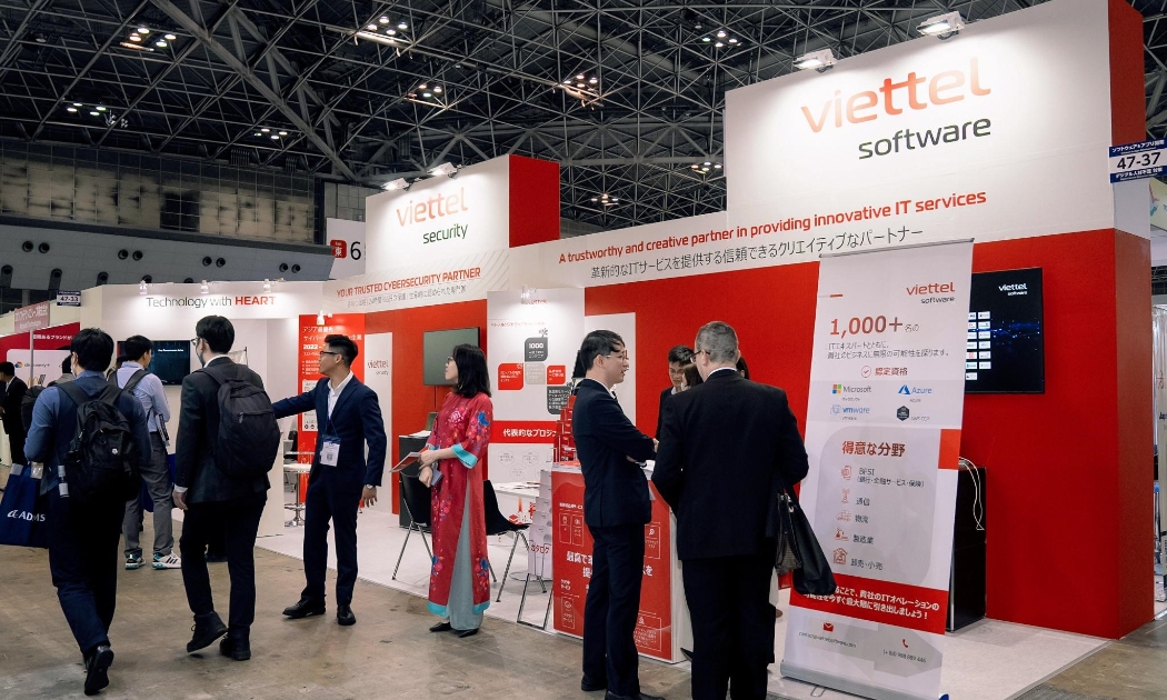 Viettel Software lần đầu tiên tham dự Japan IT Week với tư cách nhà trưng bày.