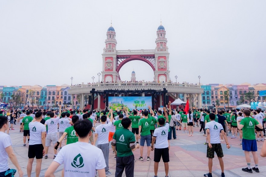Hội thao Liên khu Vinhomes được đông đảo cư dân hưởng ứng và tham gia.