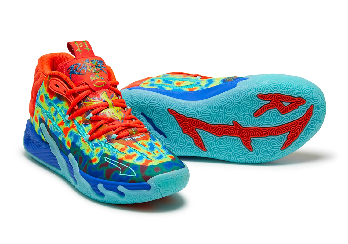 Mẫu gi&agrave;y tự ph&acirc;n hủy&nbsp;Re:suede 2.0 v&agrave; sản phẩm&nbsp;LaMelo Ball MB.03 hợp t&aacute;c với&nbsp;Porsche.