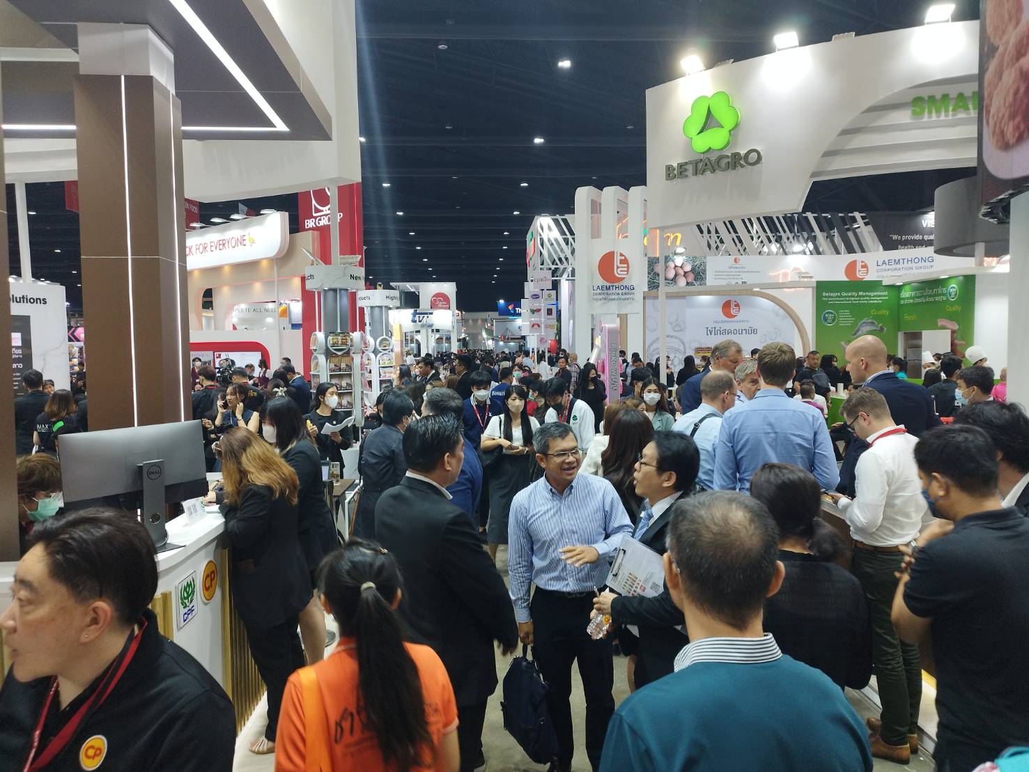 Quang cảnh tại hội chợ Thaifex 2023.
