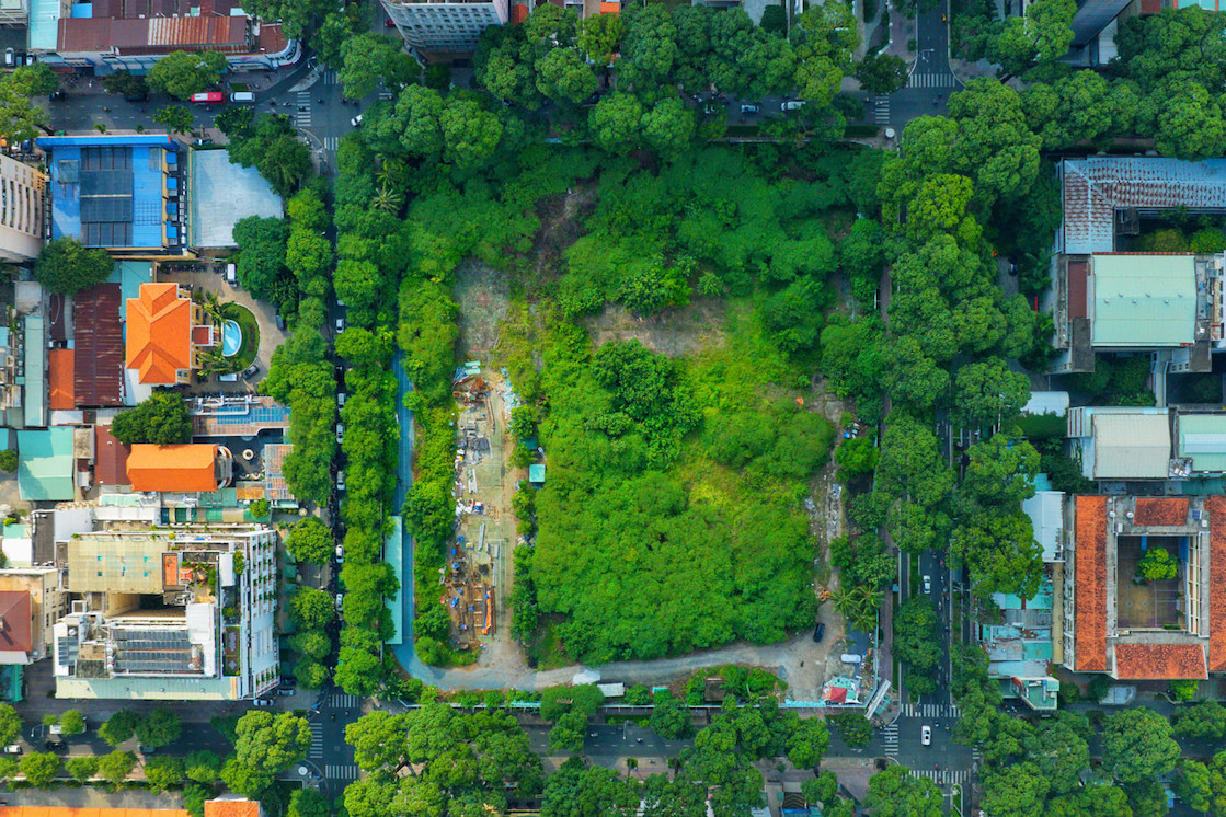 Nhà thi đấu Phan Đình Phùng vẫn là khu đất trống sau nhiều năm xây dựng