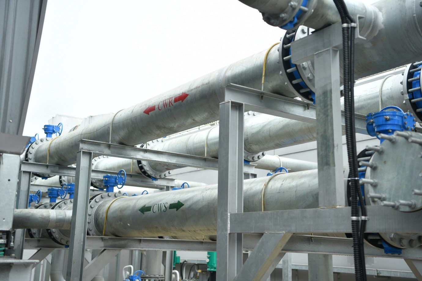 Hệ thống làm mát chiller tiên tiến tại TTDL Viettel Hòa Lạc. Ảnh: Viettel IDC.