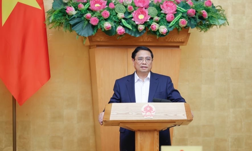 Thủ tướng phát biểu khai mạc phiên họp - Ảnh: VGP