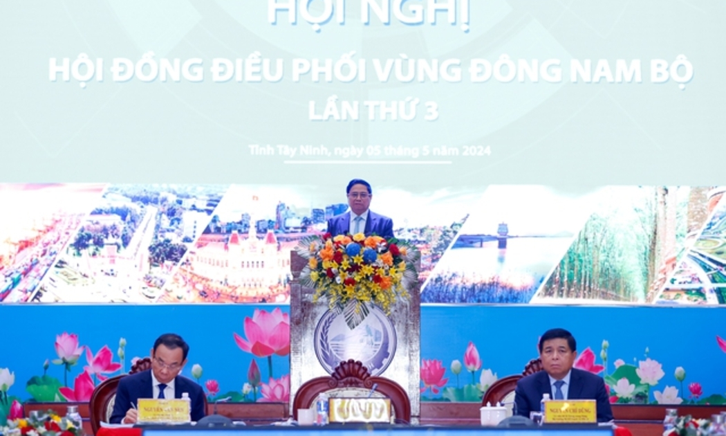 Thủ tướng Phạm Minh Chính tại hội nghị - Ảnh: VGP