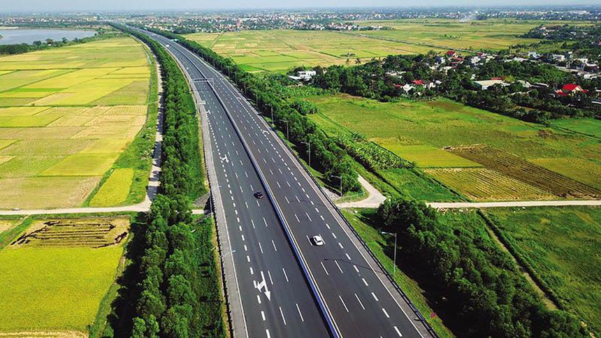 Dự án cao tốc Ninh Bình - Hải Phòng đoạn qua tỉnh Nam Định và Thái Bình dài gần 70 km - Ảnh minh họa.