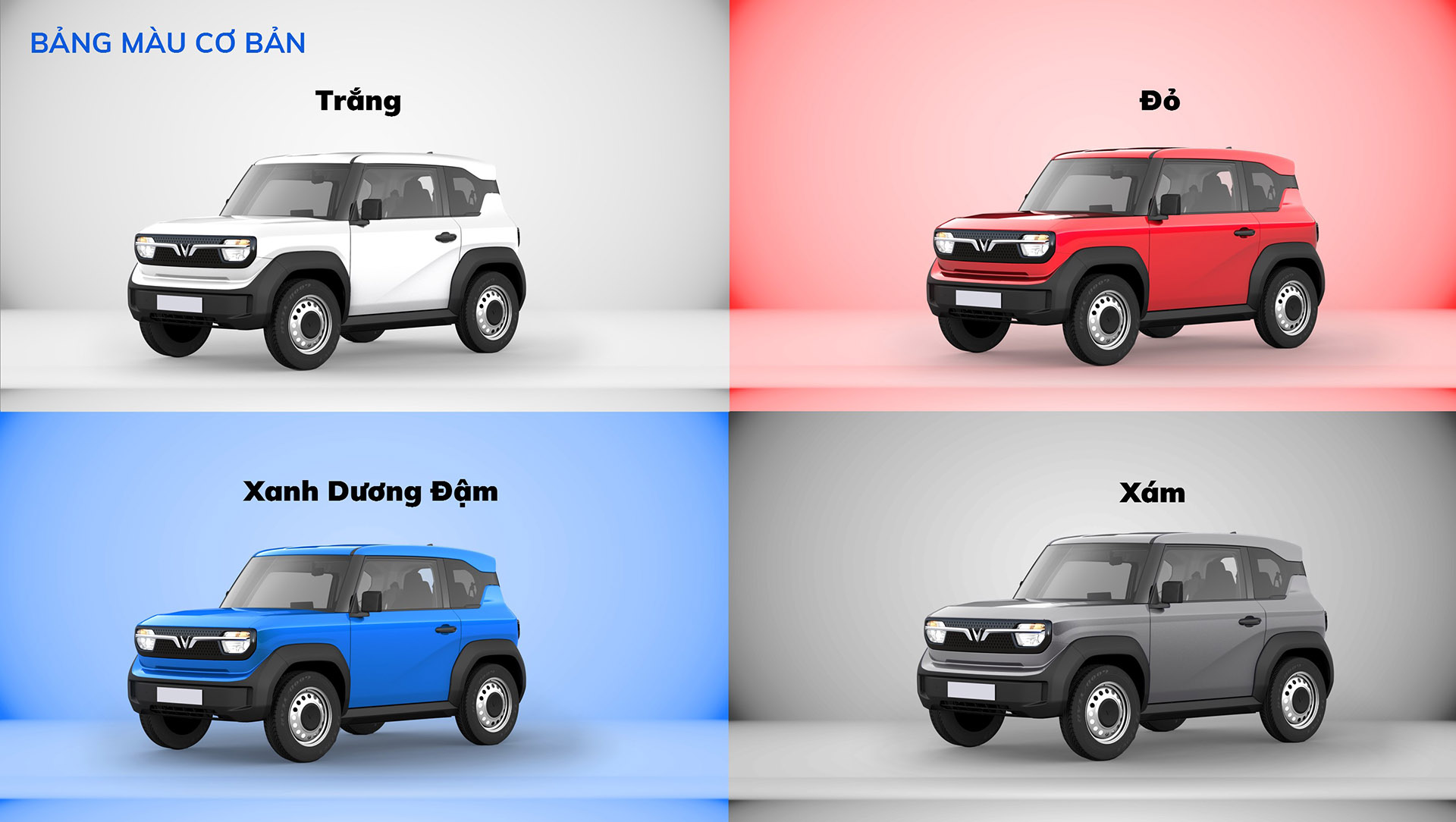 Bảng m&agrave;u cơ bản của VF 3.