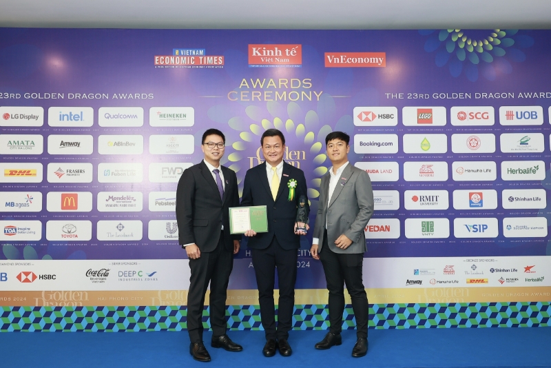 SCG's green transition effort recognized at the Golden Dragon Awards