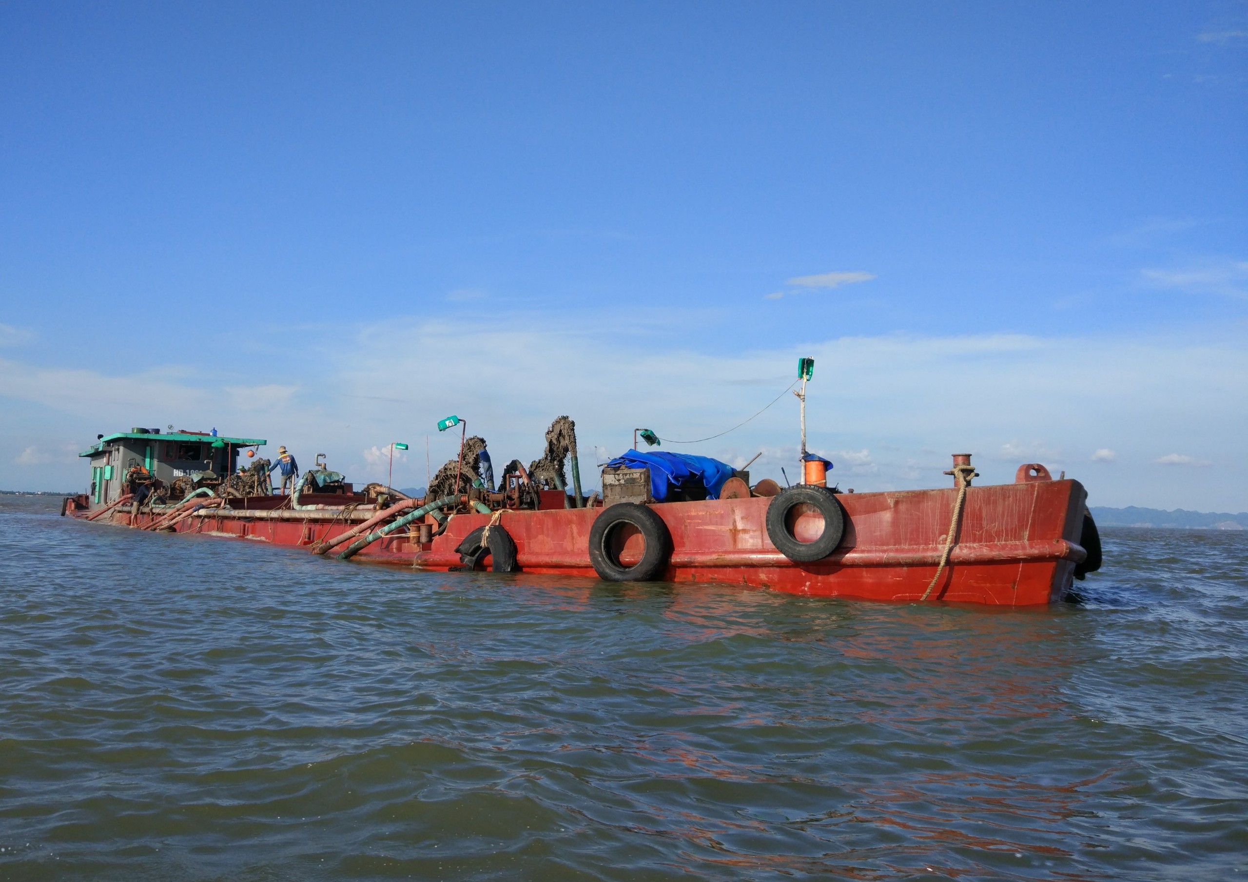 Hải Phòng đã giao gần 2000ha mặt nước cho doanh nghiệp khai thác cát xây dựng