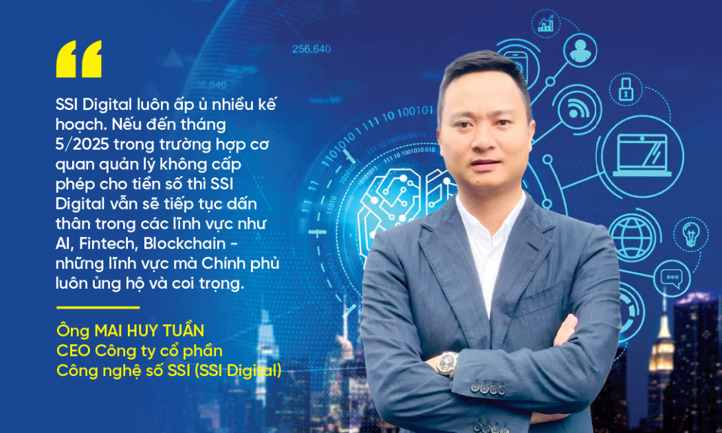 CEO Công ty cổ phần Công nghệ số SSI (SSI Digital) Mai Huy Tuần.