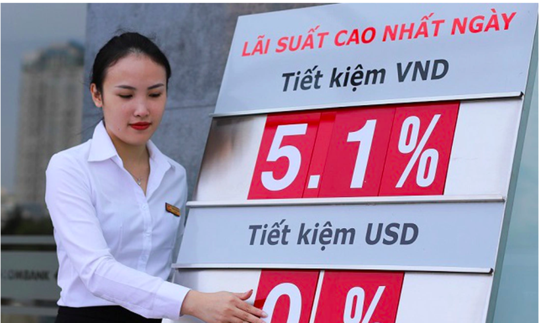 Lãi suất tiết kiệm tiếp tục tăng trong tháng 5.