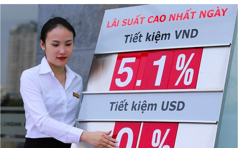 Lãi suất tiết kiệm tiếp tục tăng trong tháng 5.