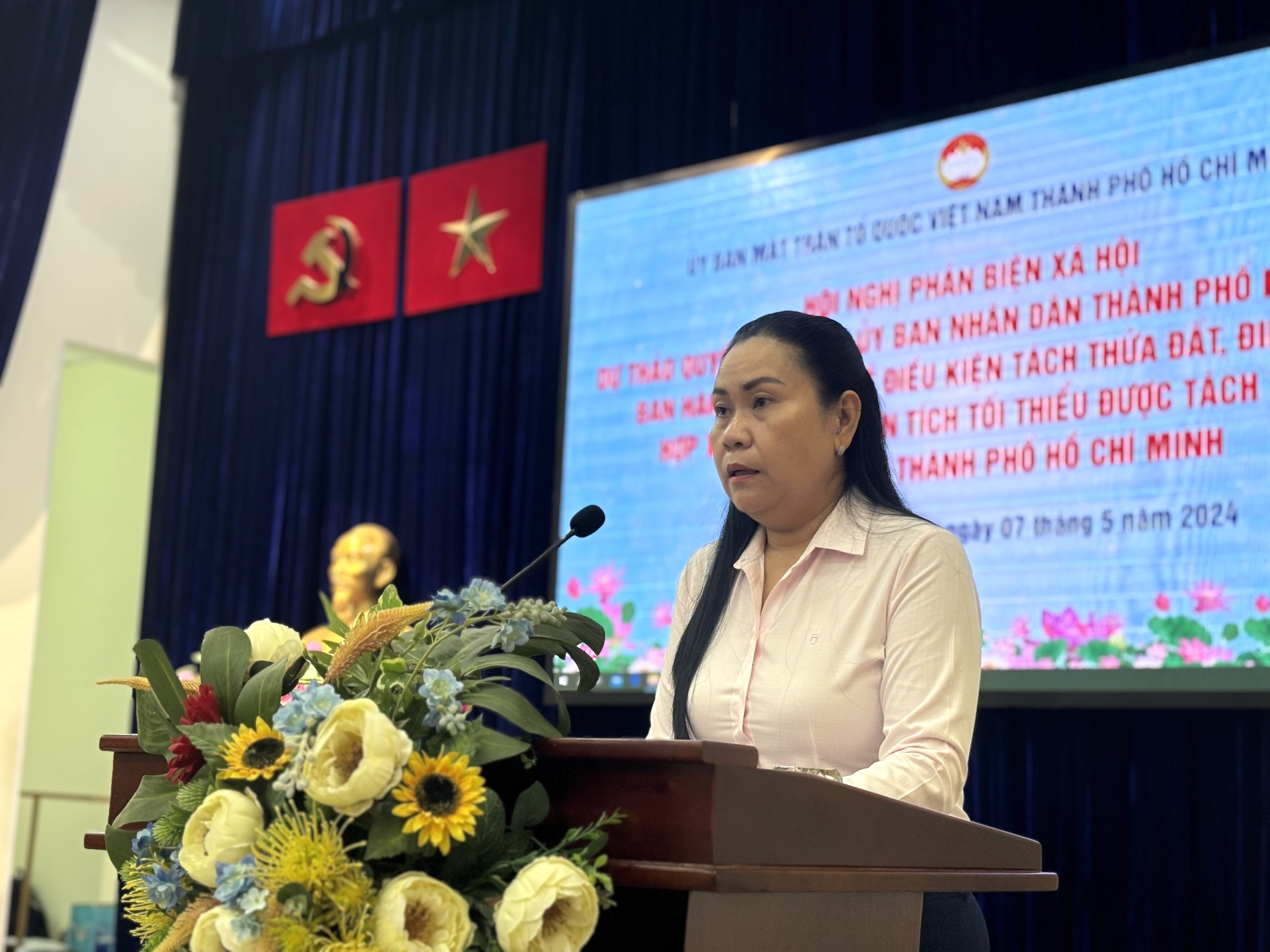 Bà Nguyễn Thị Kim Thúy, Phó Chủ tịch Ủy ban MTTQ TP.HCM: 