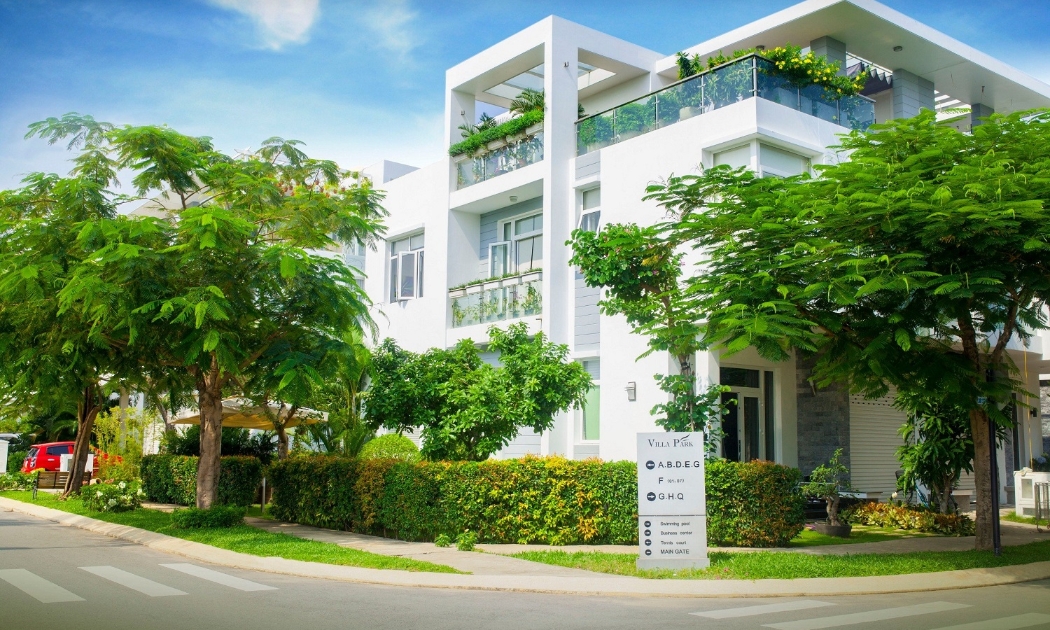 Một góc xanh dự án Villa Park do MIK Group phát triển tại TP.HCM.