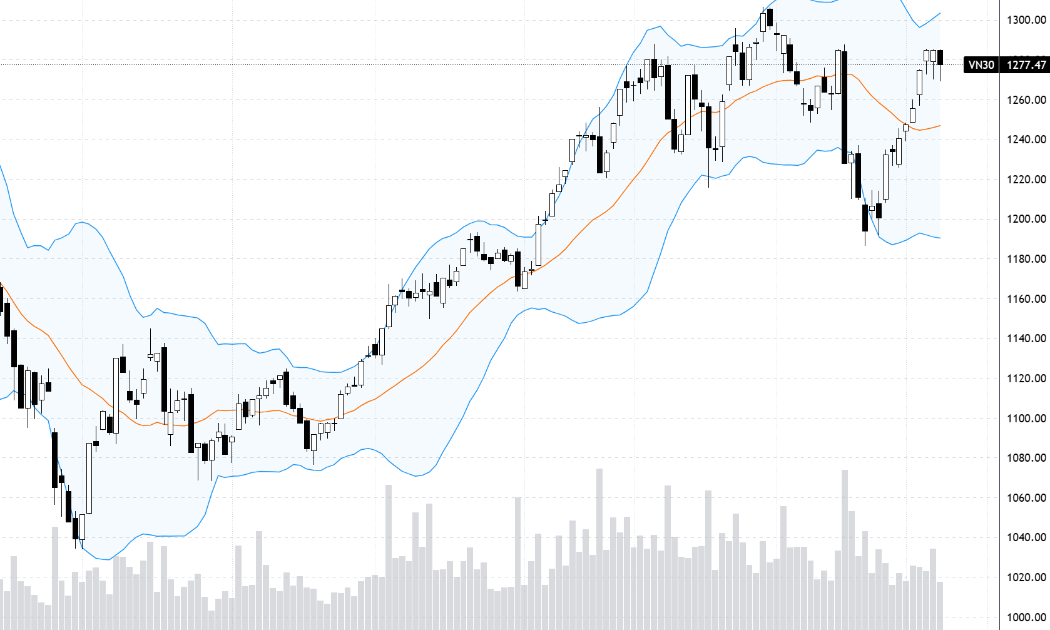 Diễn biến chỉ số VN30-Index.