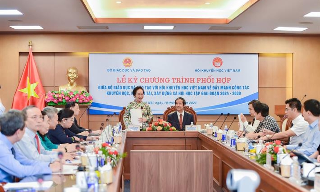 Quang cảnh lễ ký kết. Ảnh: MOET.
