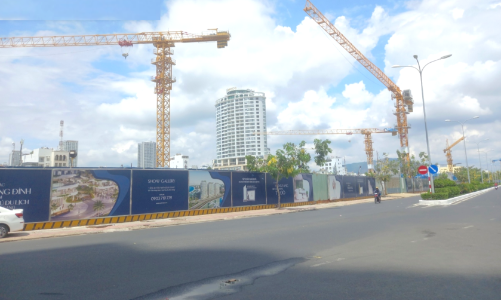 Xác minh dấu hiệu vi phạm tại khu dân cư Cồn Tân Lập ở Nha Trang