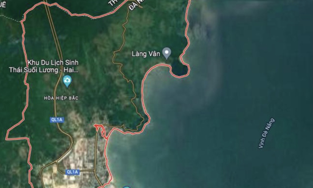 Sơ đồ phân khu phía Tây TP. Đà Nẵng có diện tích quy hoạch 3.822 ha.