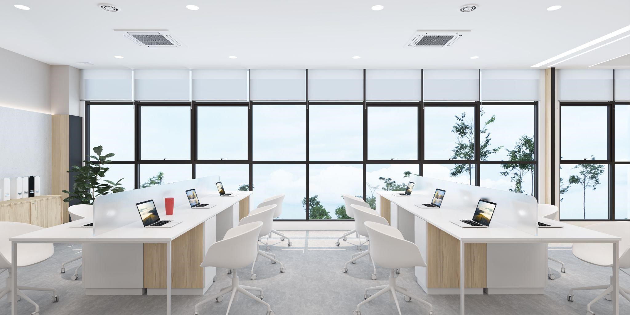 C&aacute;c giải ph&aacute;p kh&ocirc;ng kh&iacute; đ&oacute;ng vai tr&ograve; quan trọng tại kh&ocirc;ng gian văn ph&ograve;ng.