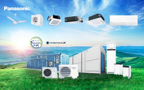 Bộ giải pháp HVAC của Panasonic được thiết kế đa dạng phù hợp với nhiều công trình thương mại.