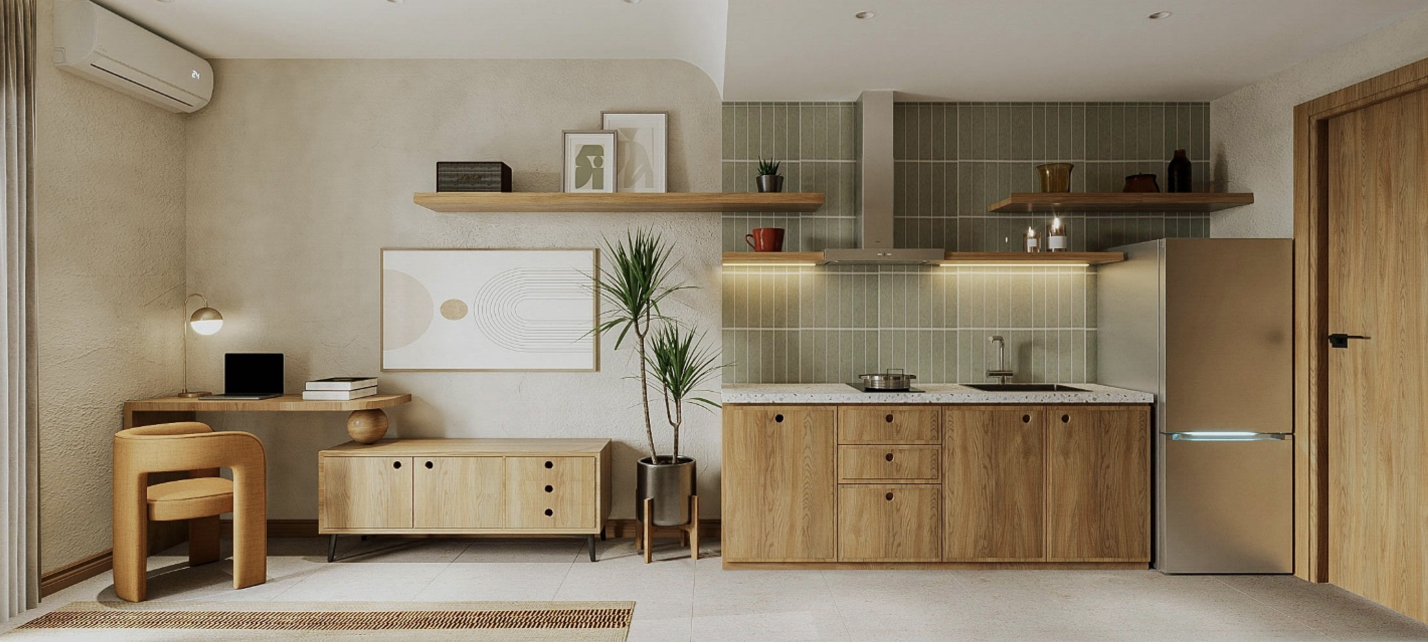 Phong cách Mid-century: kết hợp tinh hoa kiến trúc hiện đại và nét đẹp cổ điển 