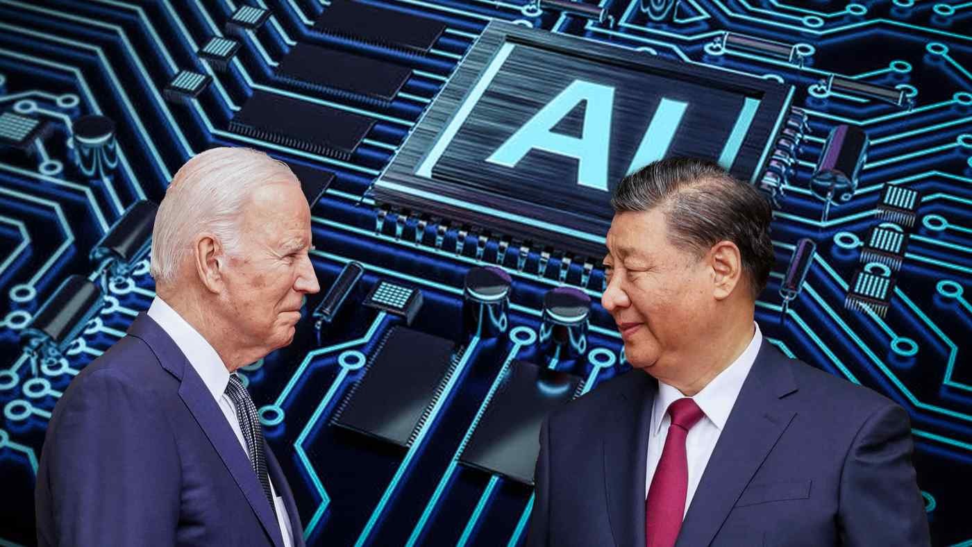 Tổng thống Joe Biden và Chủ tịch Tập Cận Bình vào cuối năm ngoái đã đồng ý tổ chức các cuộc thảo luận về những rủi ro của trí tuệ nhân tạo. Ảnh: Reuters