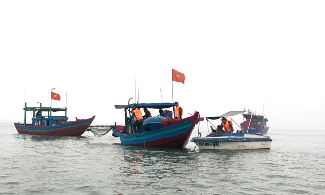 Lực lượng chức năng tỉnh Nghệ An kiểm soát hoạt động khai thác thủy hải sản