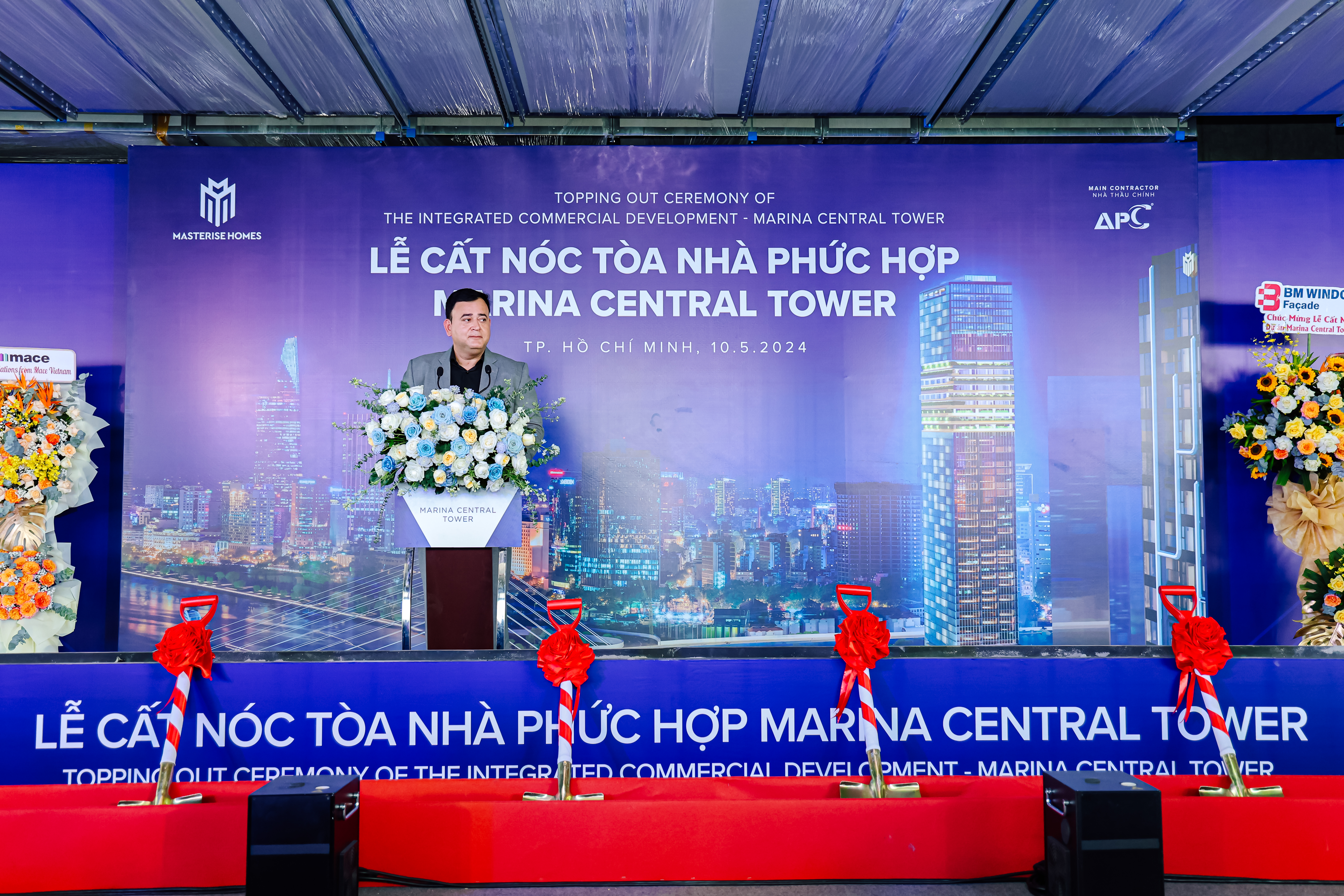 Masterise Homes chính thức cất nóc Marina Central Tower  - Ảnh 2