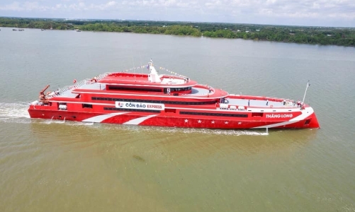 Khai trương tuyến vận tải hành khách tàu cao tốc TP.HCM - Côn Đảo