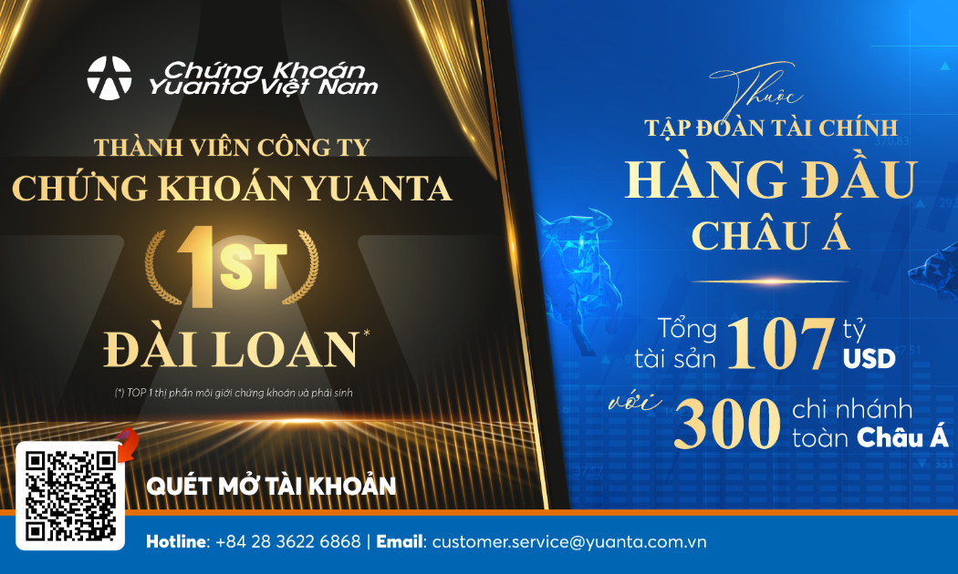 Yuanta Việt Nam không ngừng phát triển và hướng đến TOP 10 công ty chứng khoán hàng đầu Việt Nam.