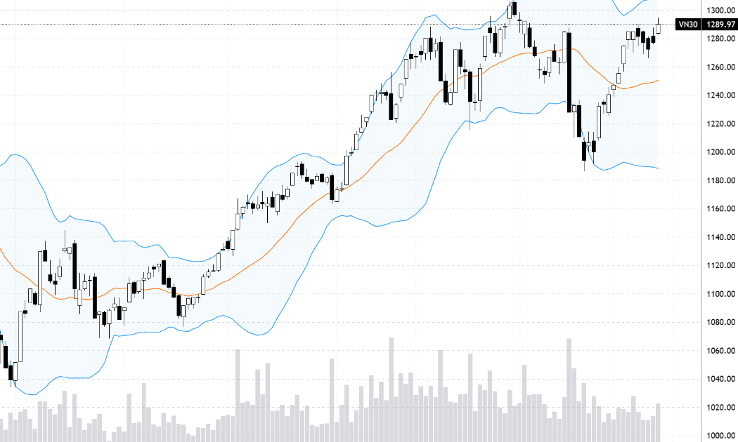 Diễn biến chỉ số VN30-Index.