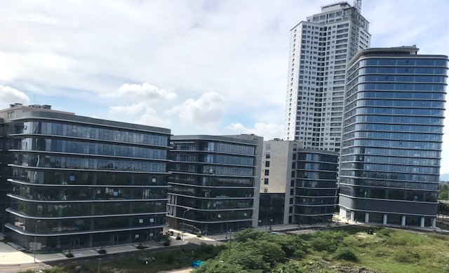 Công viên phần mềm số 2 Đà Nẵng được xây dựng trên khu đất gần 29.000 m2 thuộc địa bàn quận Hải Châu. Ảnh Ngô Anh Văn