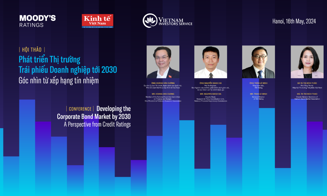 Hội thảo “Phát triển thị trường trái phiếu doanh nghiệp tới 2030: Góc nhìn từ xếp hạng tín nhiệm”