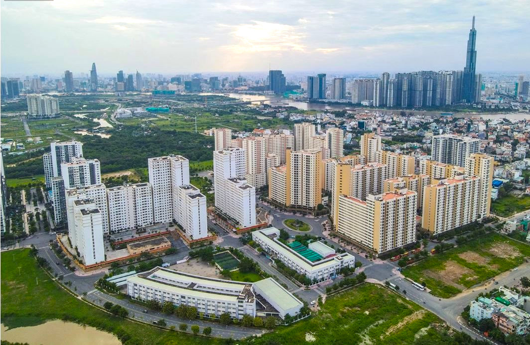 3.790 căn hộ tại khu tái định cư Bình Khánh tại Khu đô thị mới Thủ Thiêm, TP.HCM.