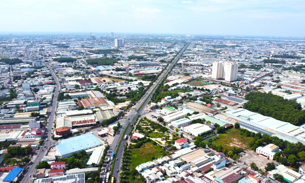 Đô thị Thuận An và Dĩ An, tỉnh Bình Dương.