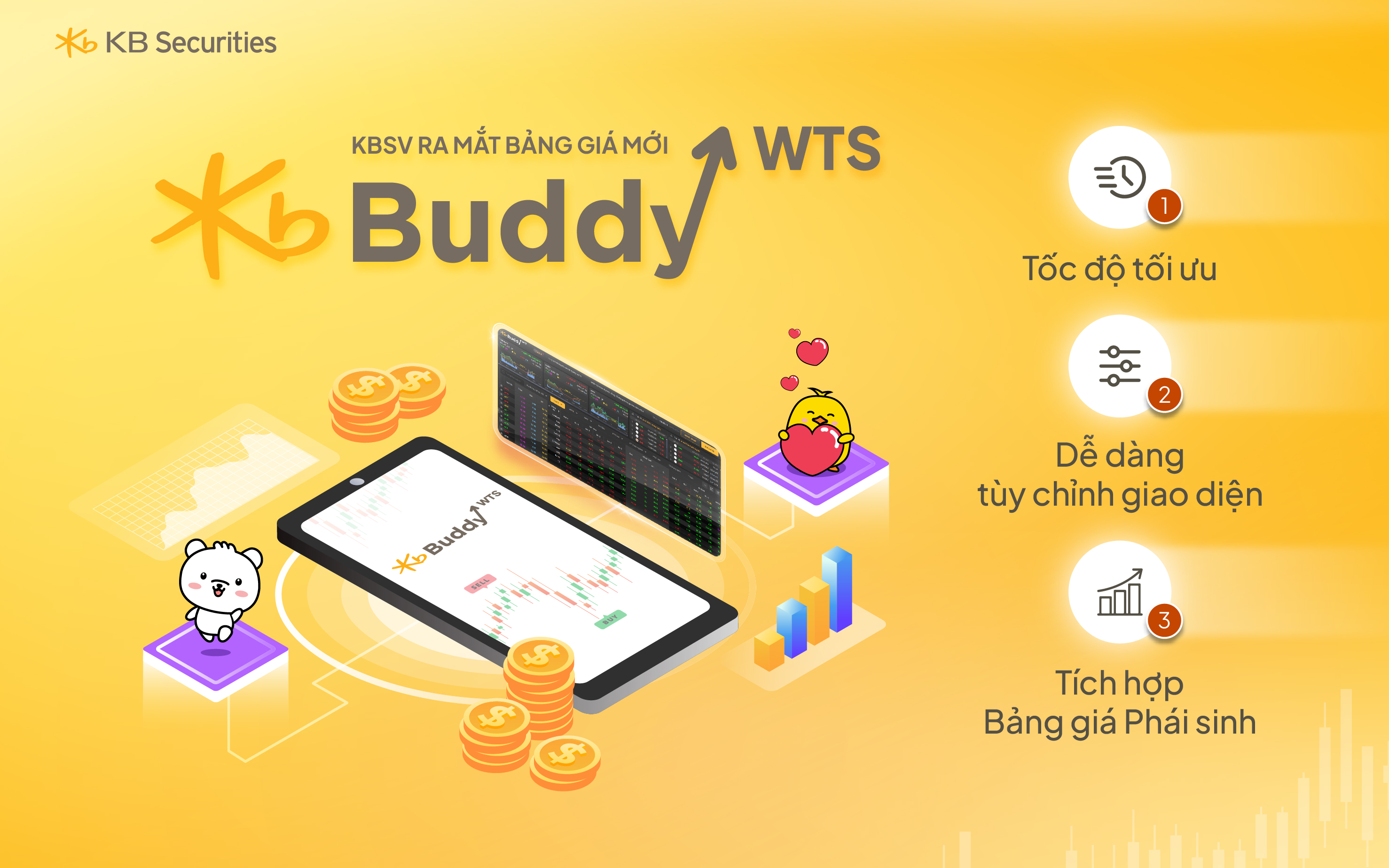 Buddy WTS - Bảng giá giao diện mới, tiện ích vượt trội. 