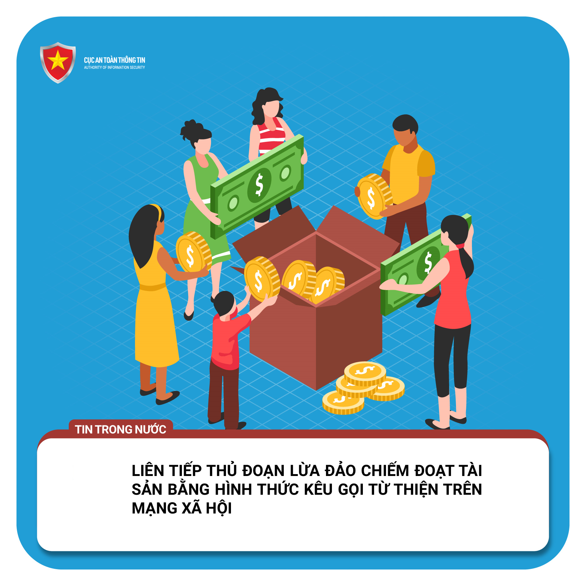 Kêu gọi từ thiện trên mạng xã hội để lừa đảo - Ảnh minh họa.