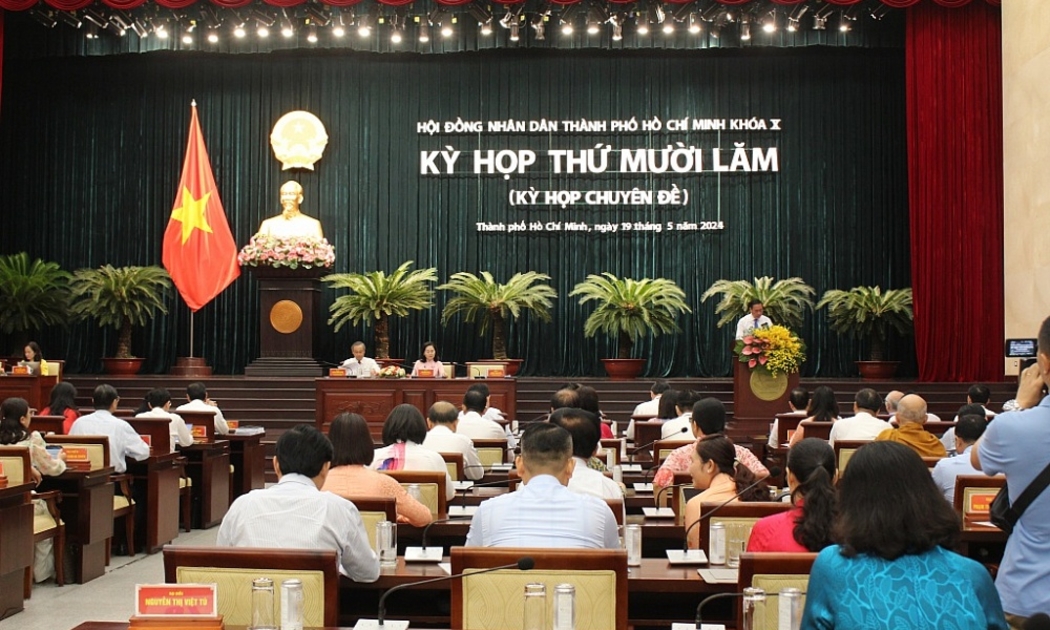 Sáng 19/5, các đại biểu HĐND TP.HCM khóa X đã biểu quyết thông qua Đồ án điều chỉnh quy hoạch chung TP.HCM đến năm 2040, tầm nhìn đến năm 2060.