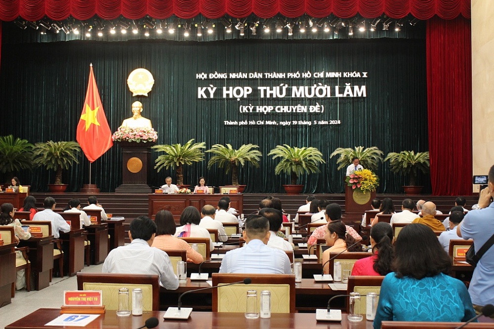Sáng 19/5, các đại biểu HĐND TP.HCM khóa X đã biểu quyết thông qua Đồ án điều chỉnh quy hoạch chung TP.HCM đến năm 2040, tầm nhìn đến năm 2060.