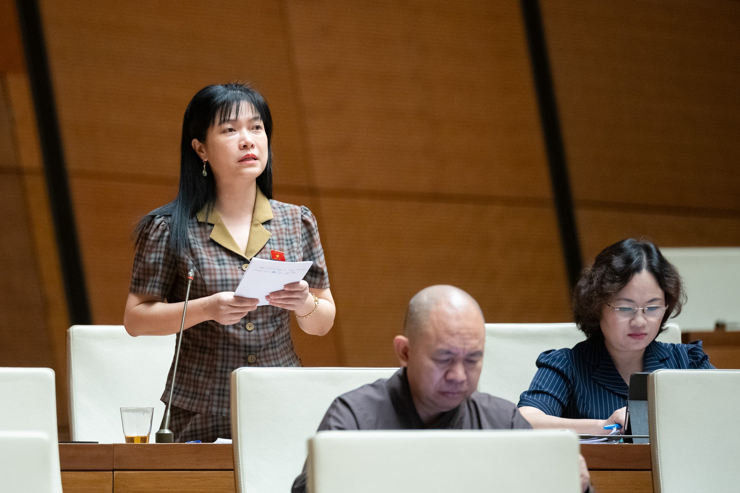 Đại biểu Tạ Thị Y&ecirc;n, Đo&agrave;n đại biểu Quốc hội tỉnh Điện Bi&ecirc;n - Ảnh: Quochoi.vn.