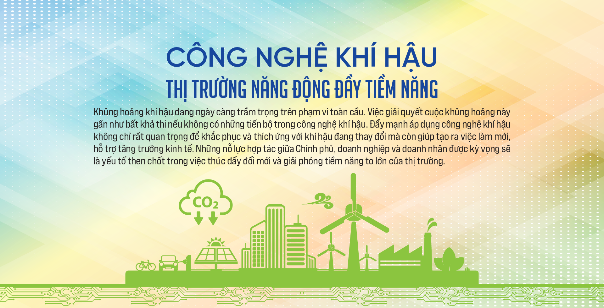 Công nghệ khí hậu: Thị trường năng động đầy tiềm năng - Ảnh 1