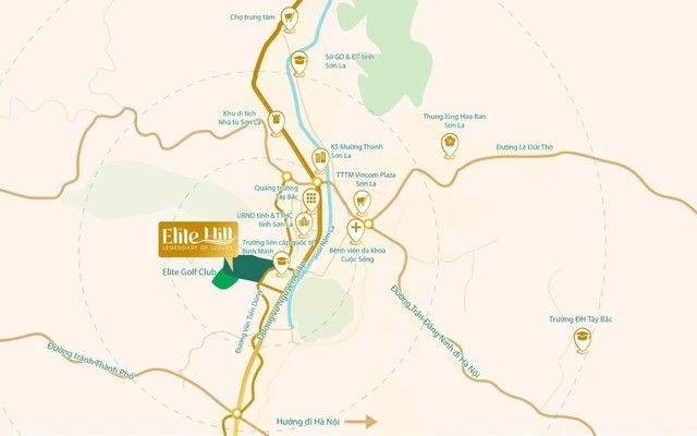 Elite Hill sở hữu vị trí chiến lược có tiềm năng lớn.