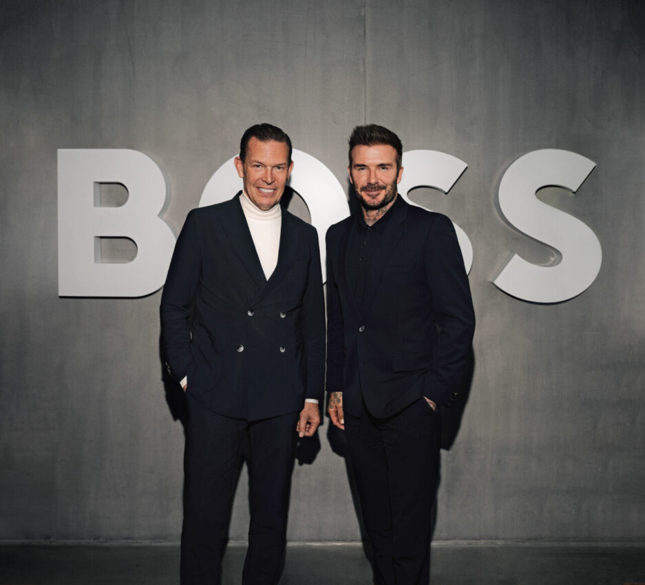 David Beckham đã ký một hợp đồng thiết kế kéo dài nhiều năm với Hugo Boss.