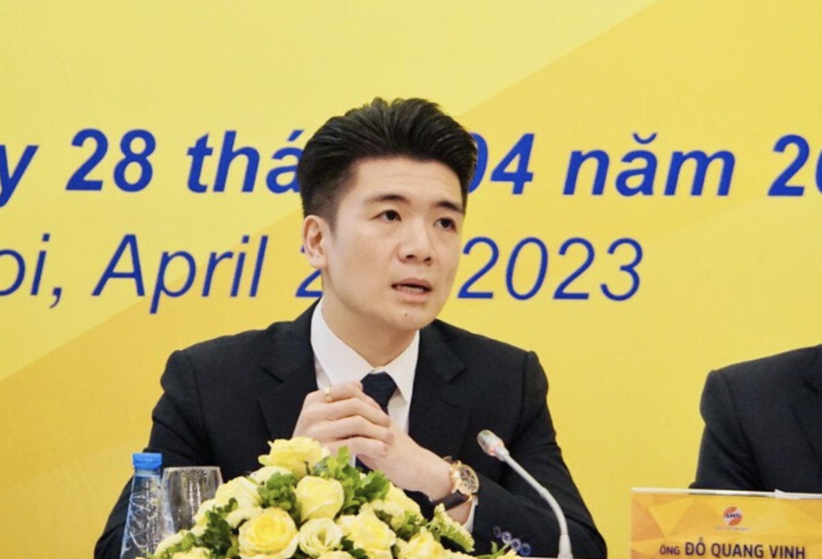 Phó chủ tịch Ngân hàng SHB Đỗ Quang Vinh.