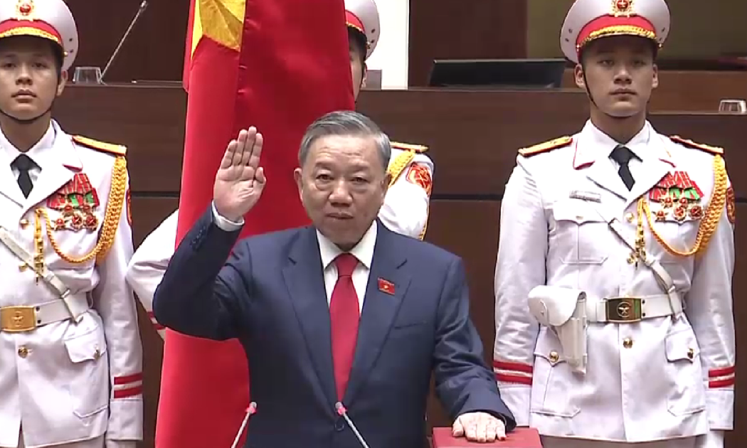 Chủ tịch nước Tô Lâm tuyên thệ nhậm chức.