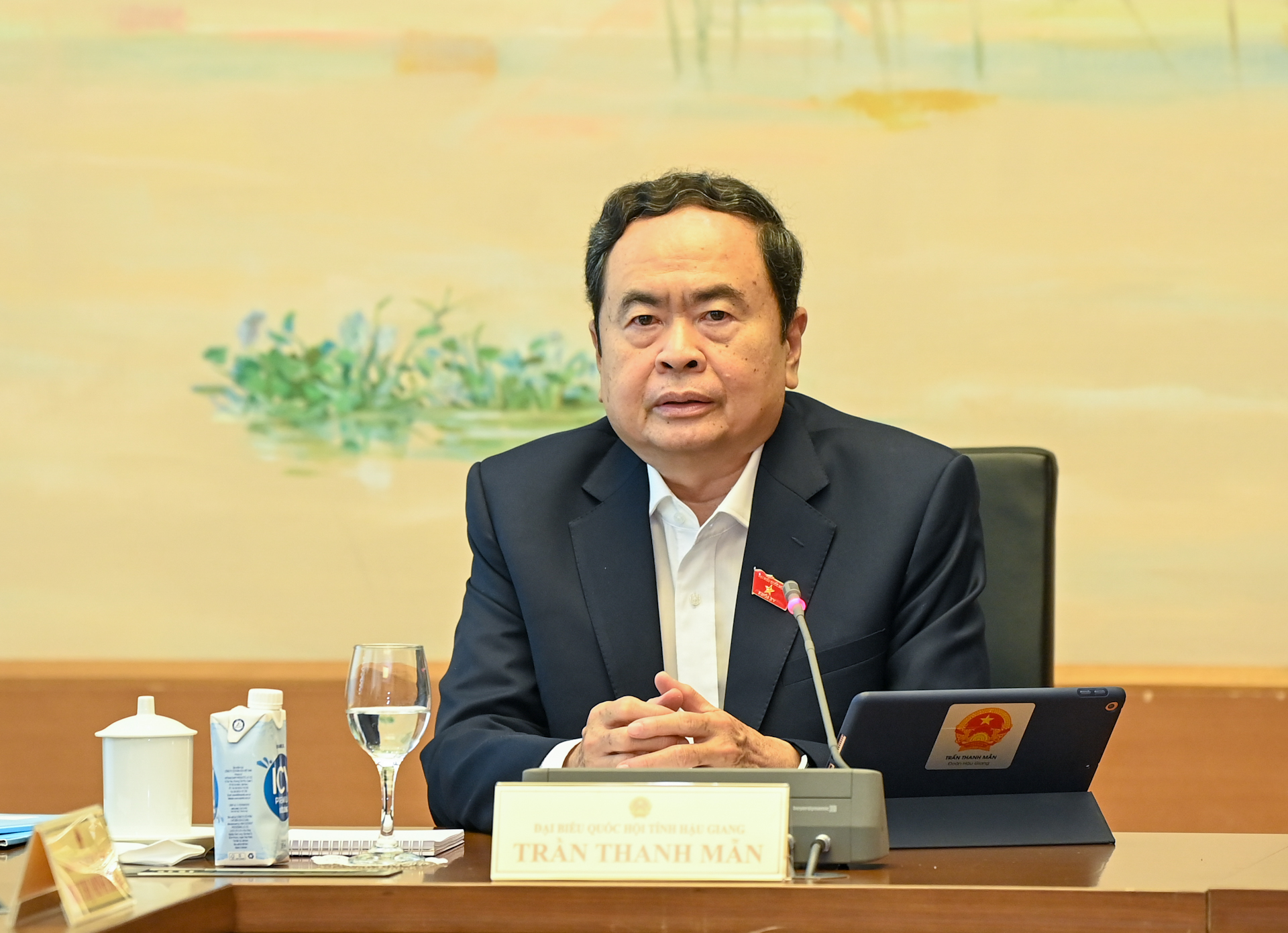 Chủ tịch Quốc hội Trần Thanh Mẫn.