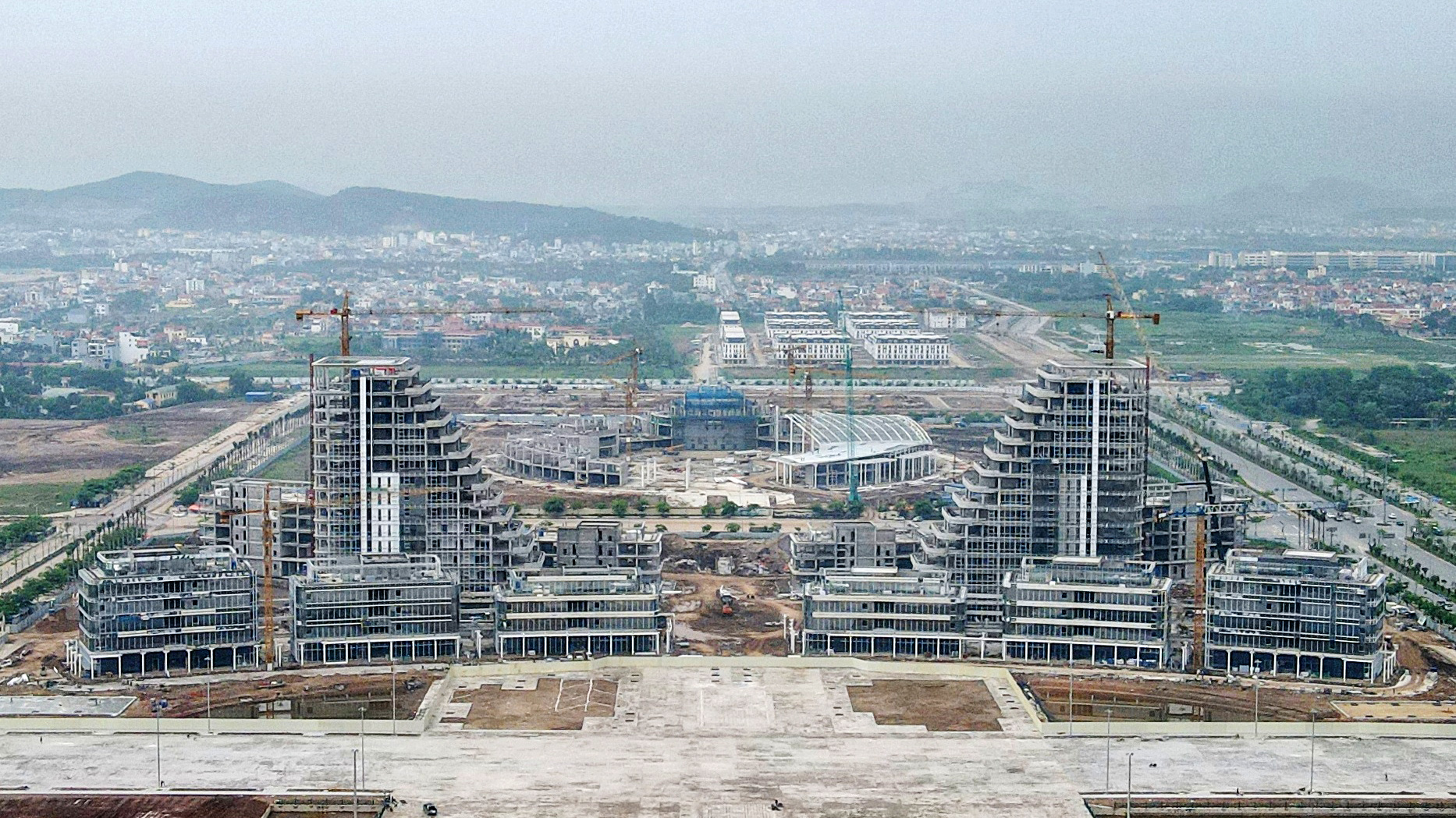 Dự &aacute;n Trung t&acirc;m Ch&iacute;nh trị - H&agrave;nh ch&iacute;nh Hải Ph&ograve;ng được đầu tư x&acirc;y dựng tại Khu đ&ocirc; thị mới Bắc s&ocirc;ng Cấm