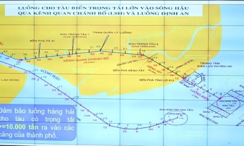 Dự án luồng Định An chưa chọn nhà thầu thi công