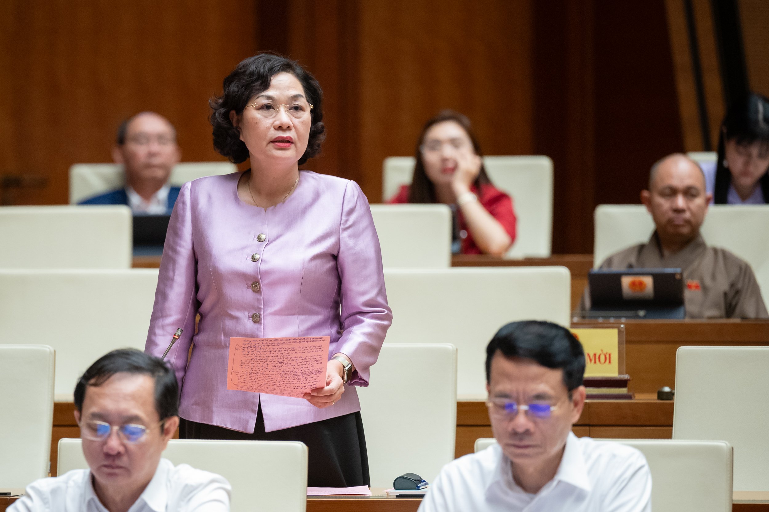 Thống đốc Ngân hàng nhà nước Việt Nam Nguyễn Thị Hồng - Ảnh: Quochoi.vn