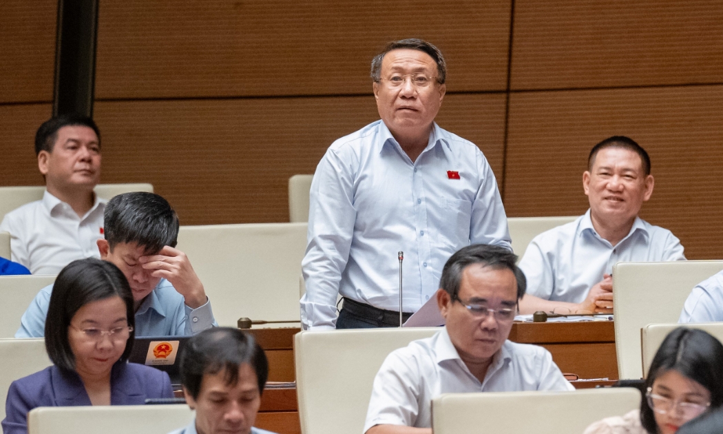 Đại biểu Hà Sỹ Đồng tại phiên thảo luận - Ảnh: Quochoi.vn